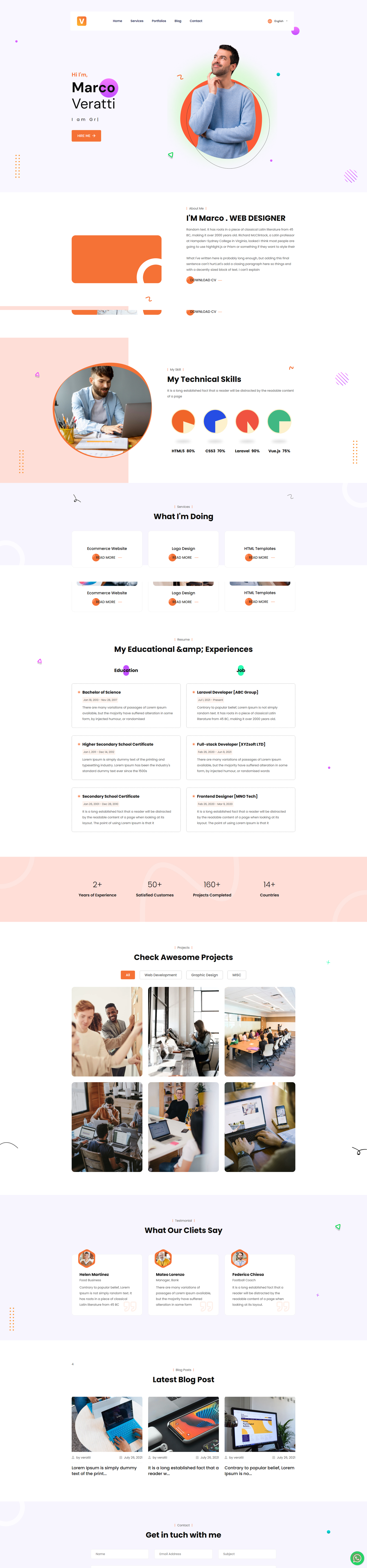 Personal Portfolio v1 Theme